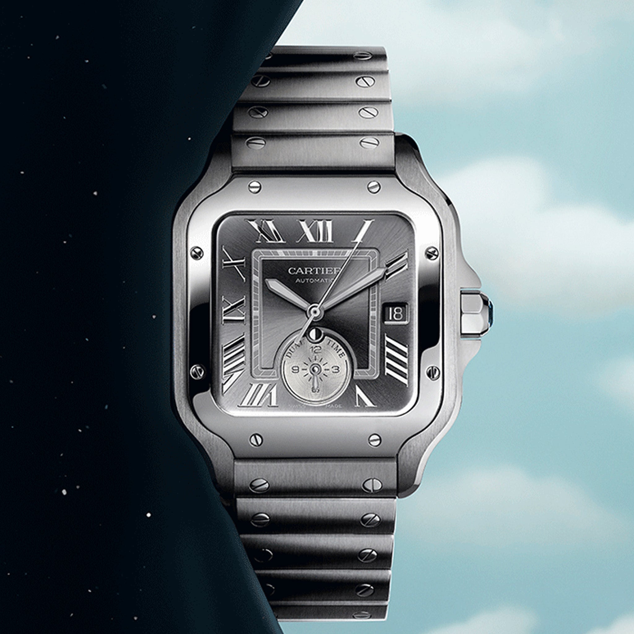 Cartier Santos Dual Time Review: On The Wrist