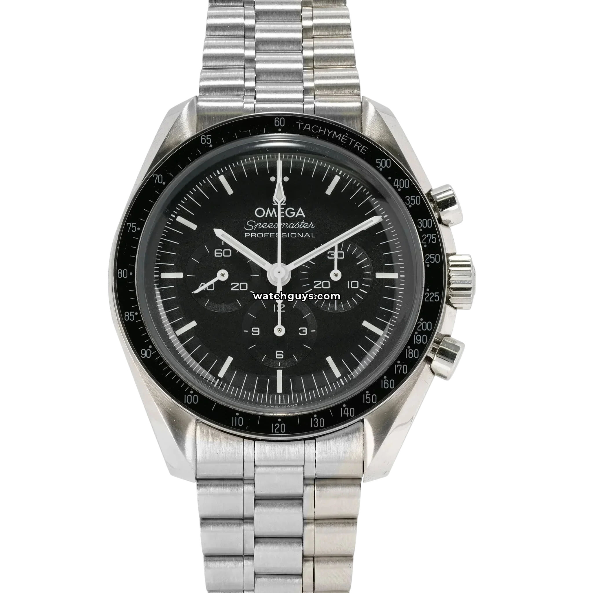 OMEGA Speedmaster クロノグラフ ブラック Omega Speedmaster Professional Black 310.30.42.50.01.001 – WatchGuys