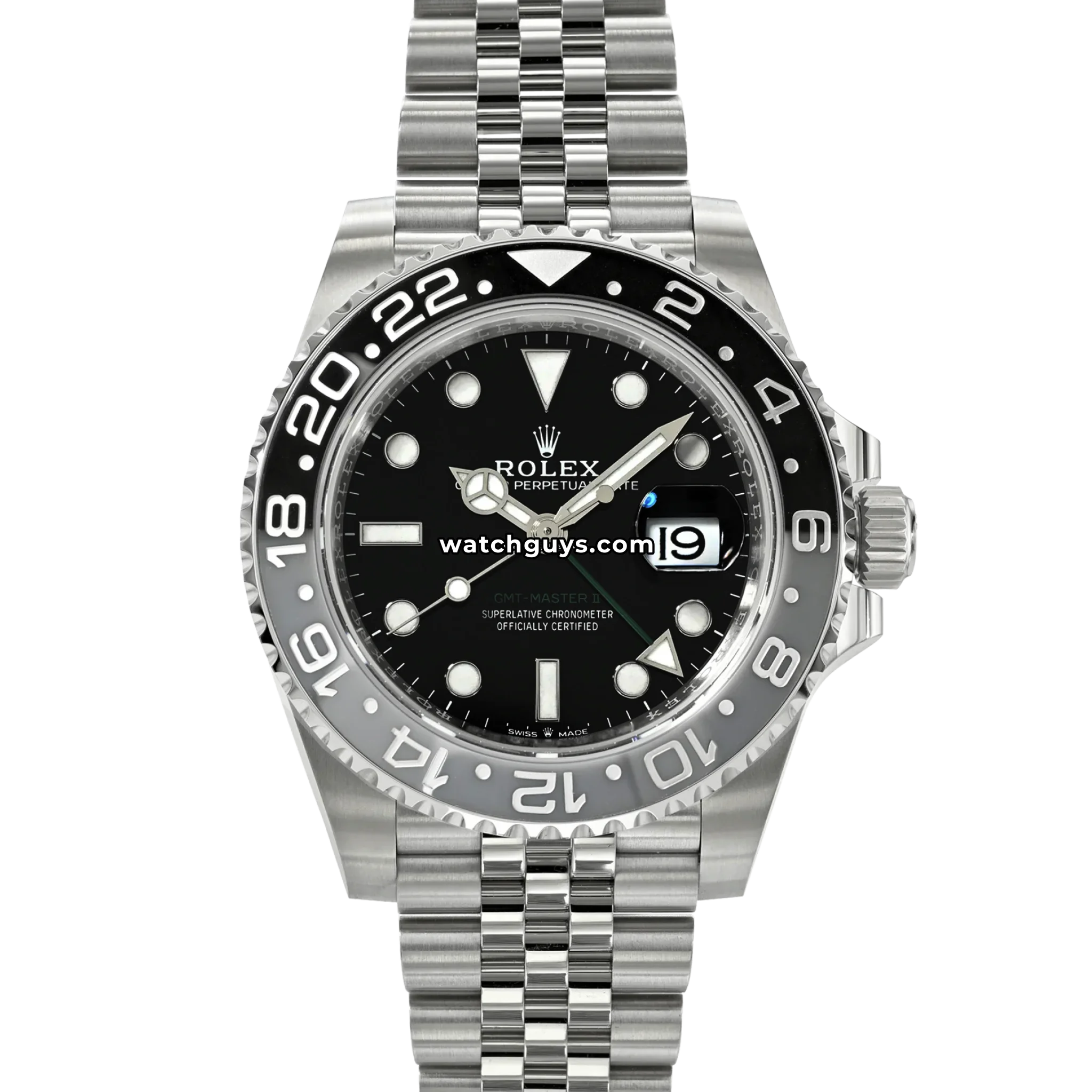 Rolex GMT-Master 126710GRNR Bruce Wayne 40mm Jubilee – WatchGuys
