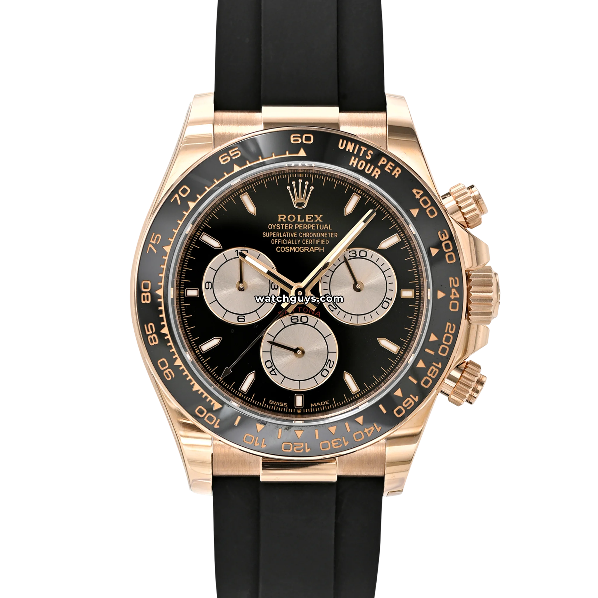 y*3様 ROLEX ロレックス OYSTER PERPETUAL PRECIS Rolex Daytona 126515LN Black Oysterflex – WatchGuys
