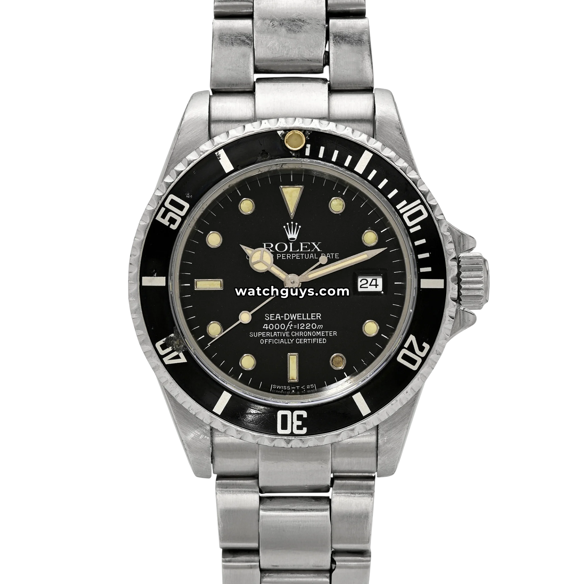 Rolex Sea Dweller 16600 Vintage Black Pumpkin Dial Stainless Steel