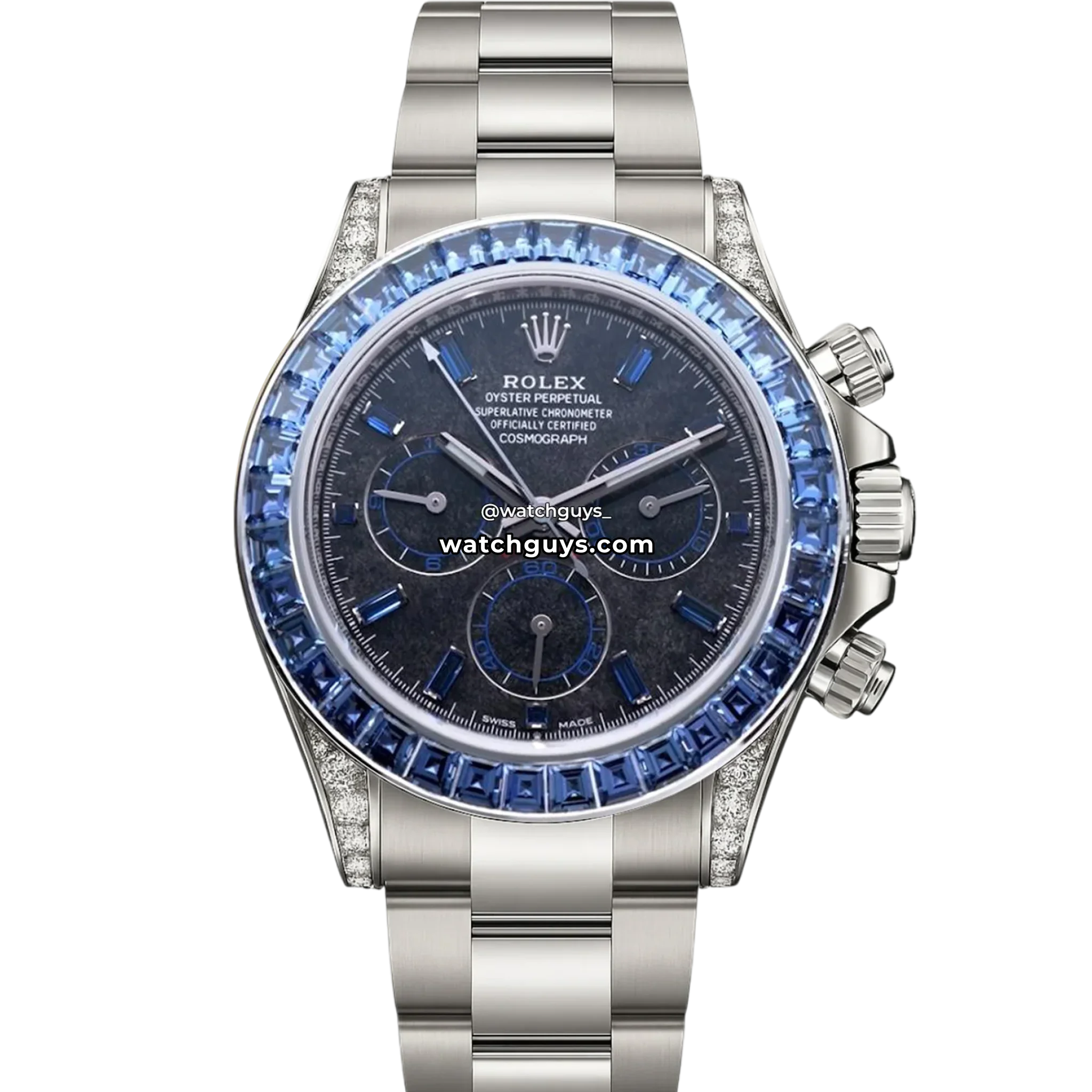 Rolex Daytona 126599TSA Silver Sheen Obsidian Dial 40mm 18K White