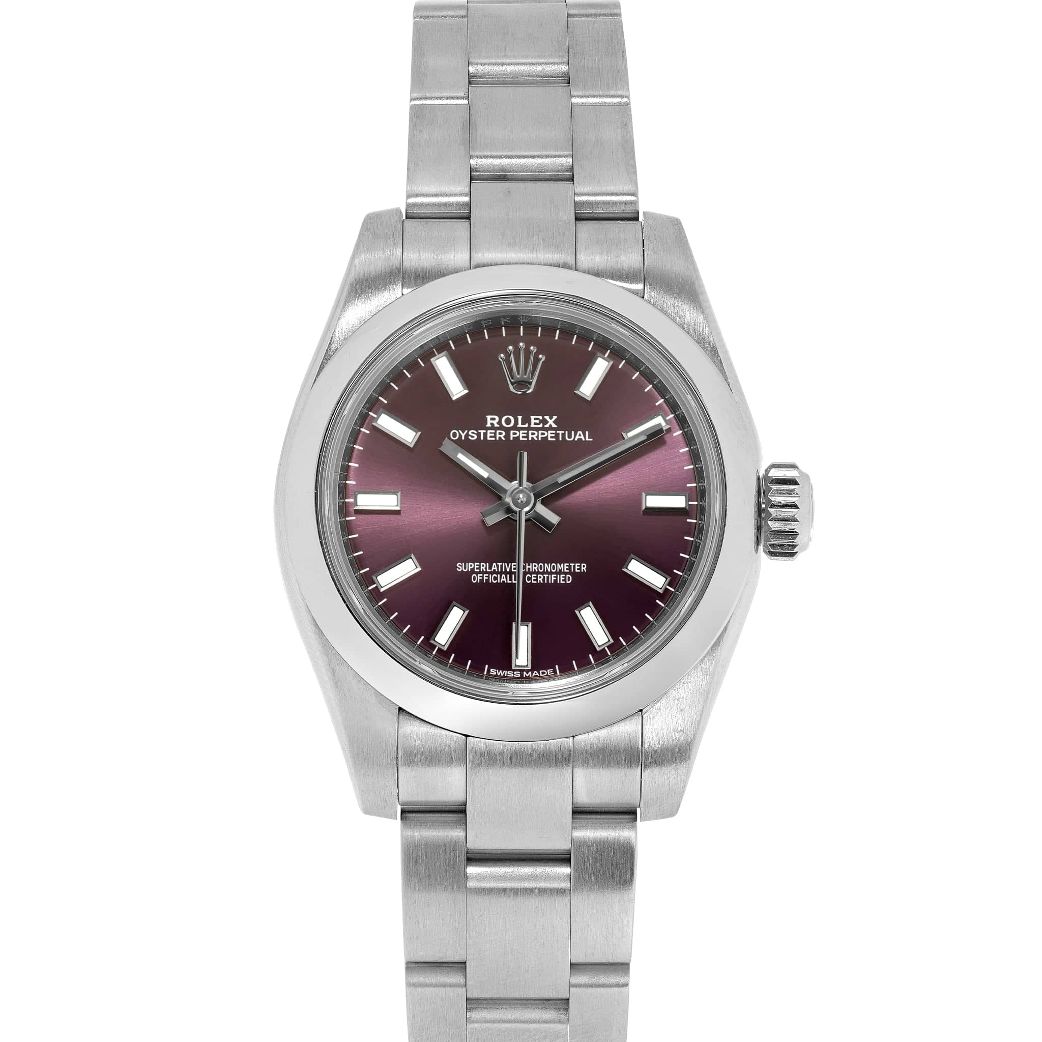Rolex Oyster Perpetual 176200 Red Grape WatchGuys