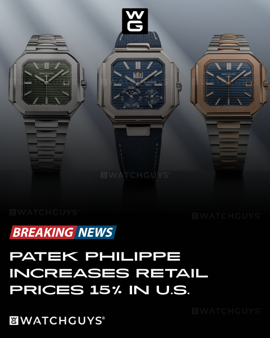 Patek Philippe First Swiss Brand to Drastically Increase US Retail Price