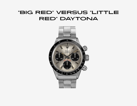 Rolex Daytona 6263: “Big Red” vs “Little Red”
