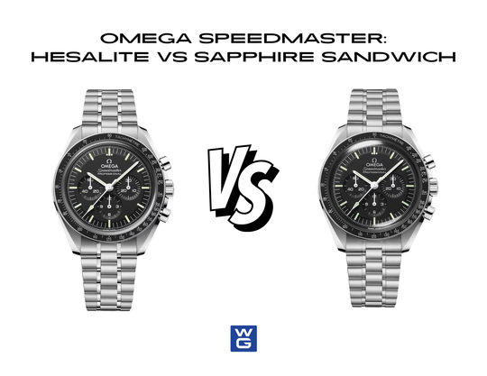 Omega Speedmaster Moonwatch: Sapphire vs Hesalite Comparison