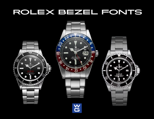 Rolex Bezel Insert Fonts: Serif vs Sans Serif, Fat Font vs Thin Font