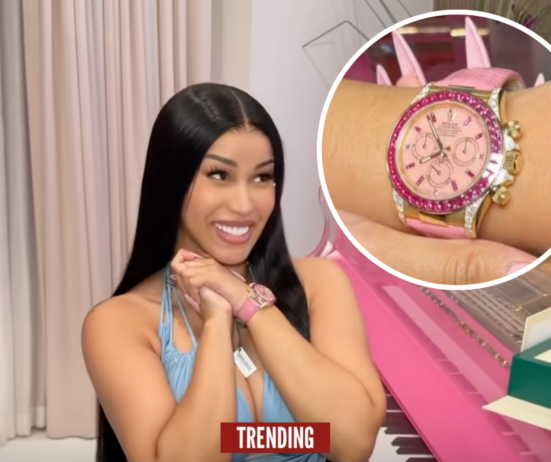 Cardi B Buys Herself Insane Rolex Daytona "Barbie"