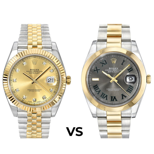 Fluted Bezel vs Smooth Bezel Rolex Datejust