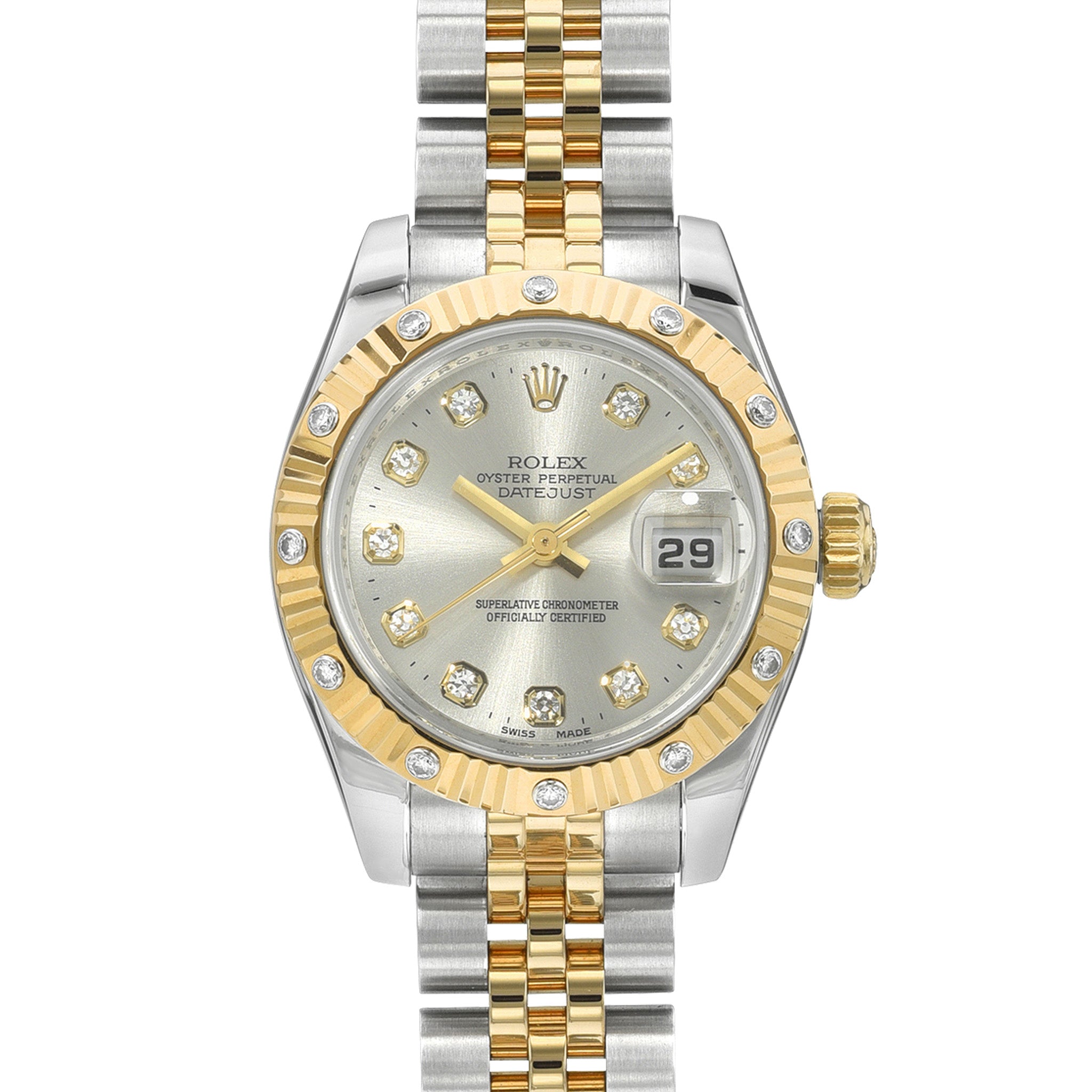 バ*ト様 ROLEX OYSTER PERPETUAL DATEJUST Rolex_Datejust_179313_Two_Tone