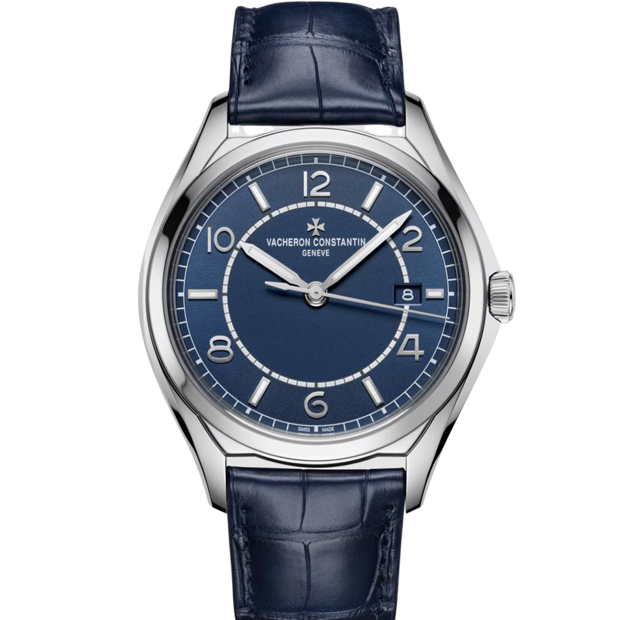 Vacheron Constantin Fiftysix 4600E self-winding watch with a blue dial