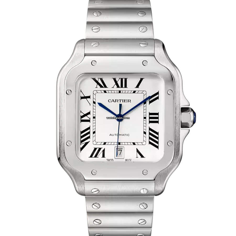 Cartier Santos Large WSSA0018 White
