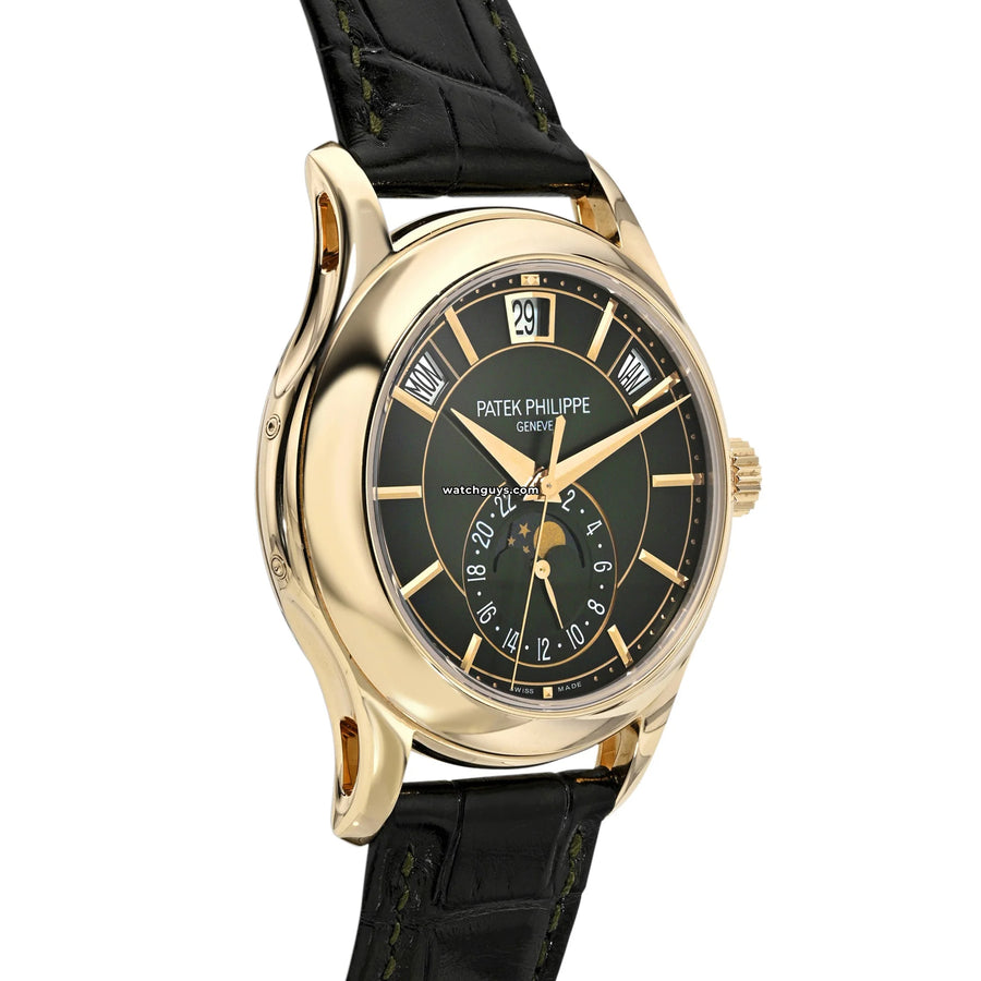 Patek Philippe Annual Calendar 5205R-011 Olive Green Sunburst