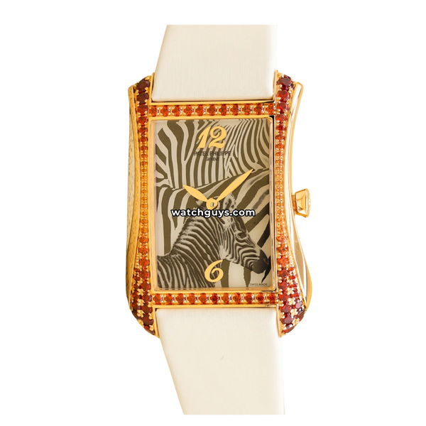 Patek Philippe ストール ノベルティ Patek Philippe Gondolo Serata Zebra Motif 4962/200R-010 – WatchGuys