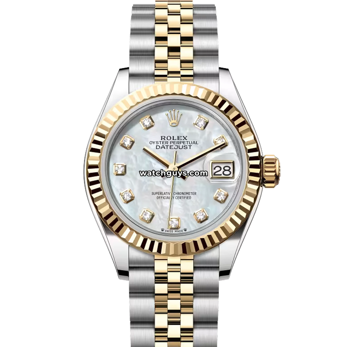 Rolex Lady-Datejust 279173 Mother of Pearl Jubilee 28mm Two Tone