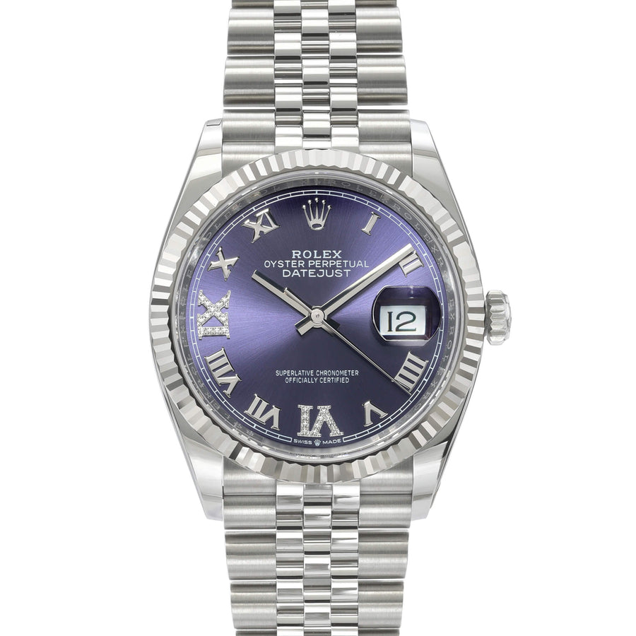 Rolex Datejust 126234 Purple Aubergine Diamond