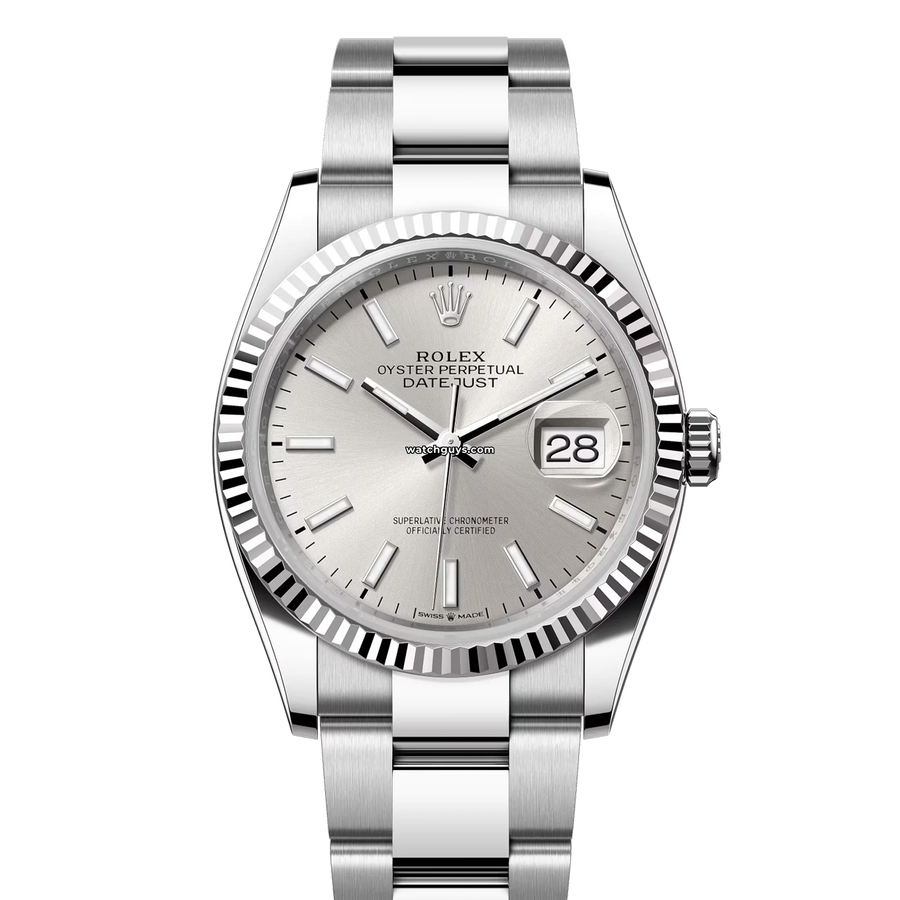 Rolex Datejust 126234 Silver Oyster Watches