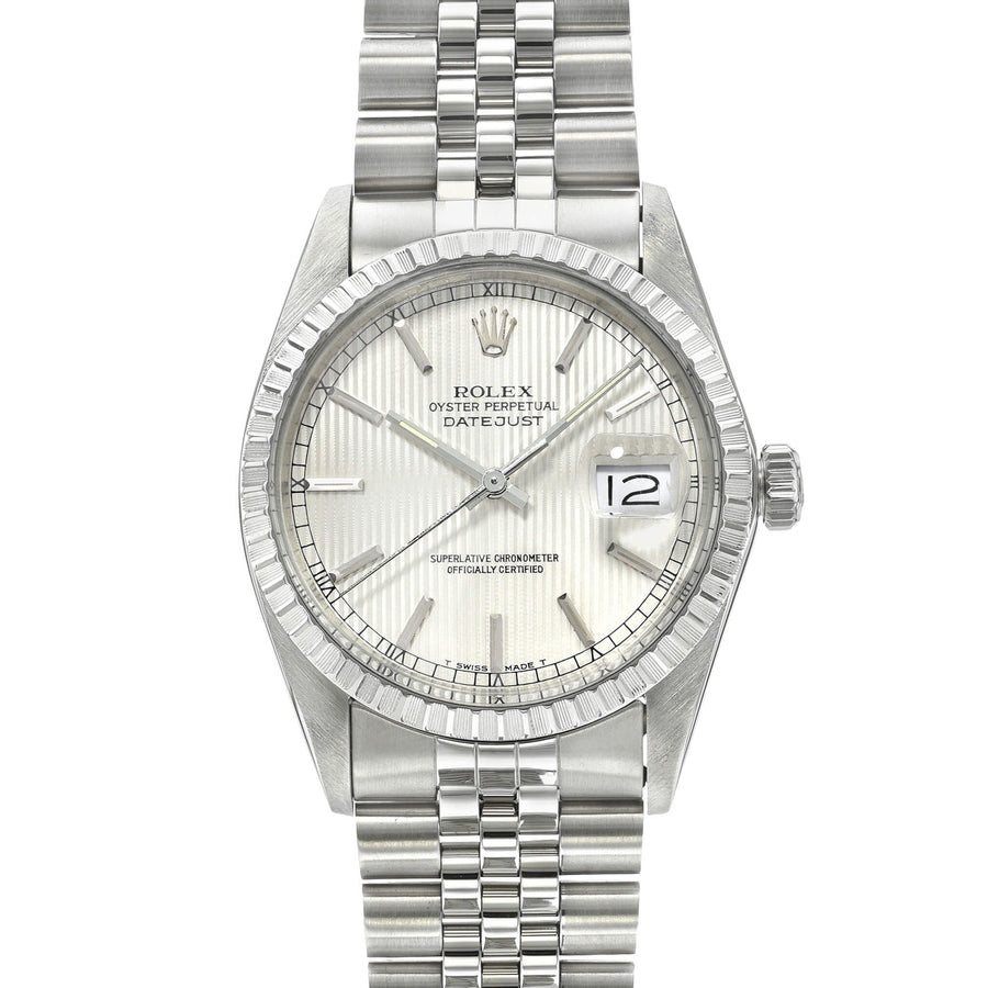 Rolex Datejust 16030 Silver Tapestry