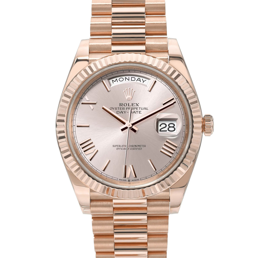 228235 Rolex Day-Date 228235 Sundust 18k Rose Gold 40mm (2023) – WatchGuys