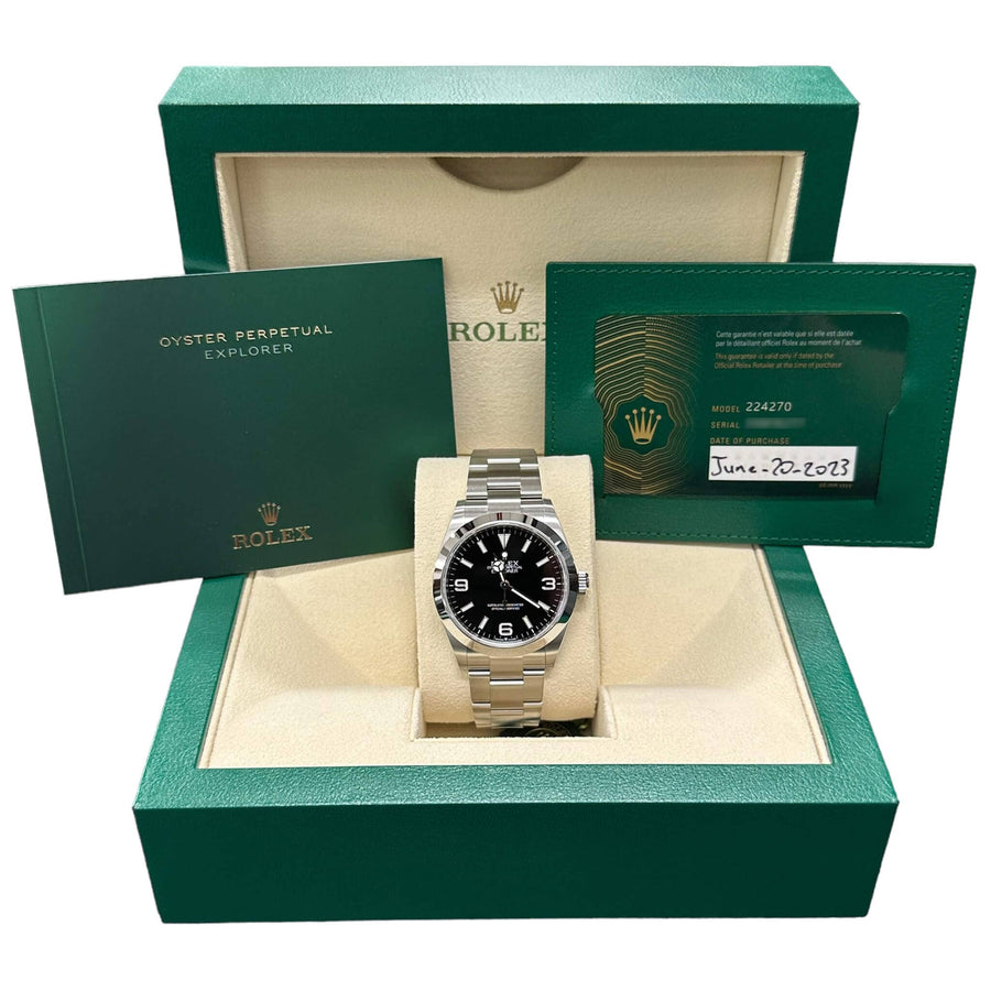 Rolex Explorer 224270 Black 40mm