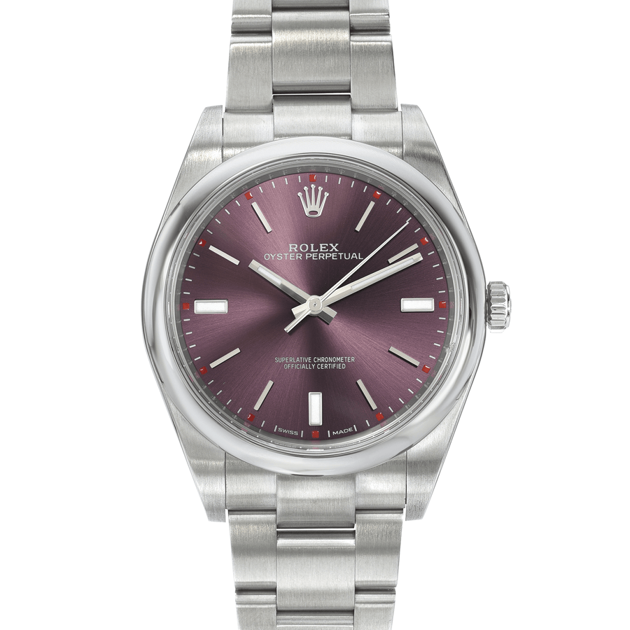 Rolex red deals grape 39mm
