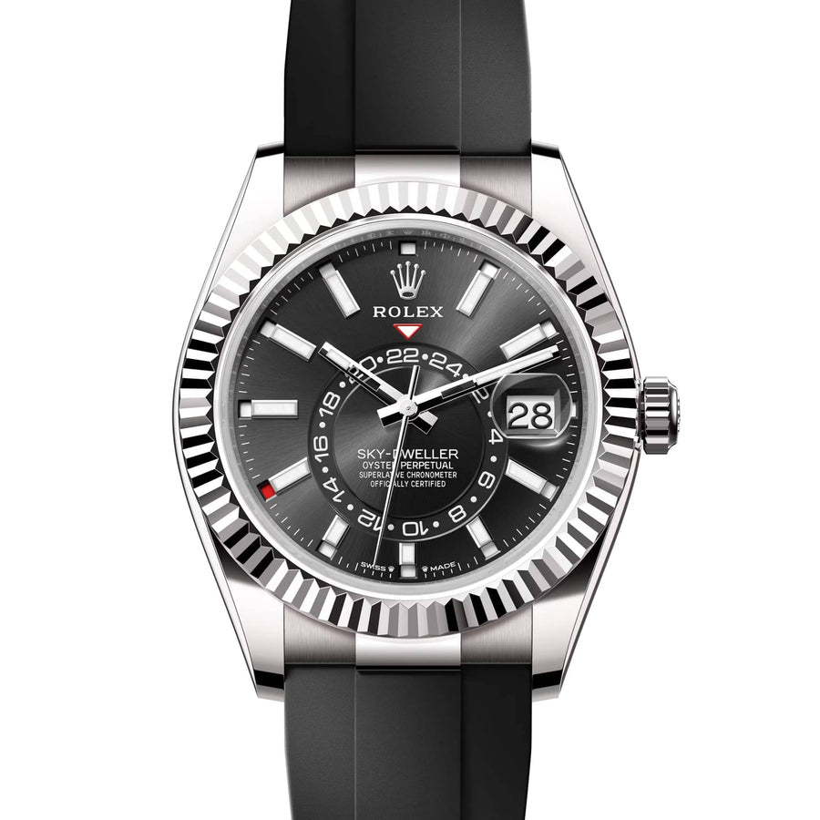 Rolex Sky-Dweller 336239 Oysterflex White Gold