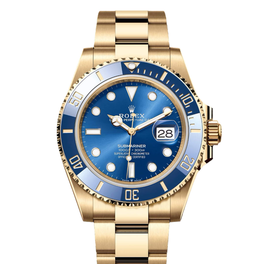 Rolex Submariner 126618LB Blue 18K Yellow Gold