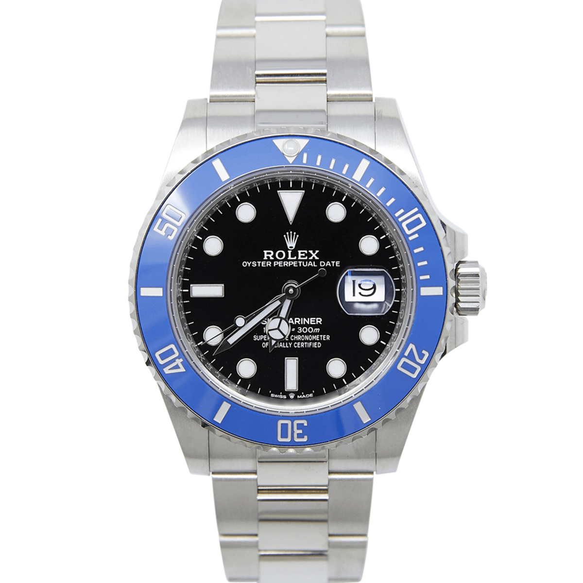 Rolex Submariner 126619LB Cookie Monster, blue dial and bezel, white gold case