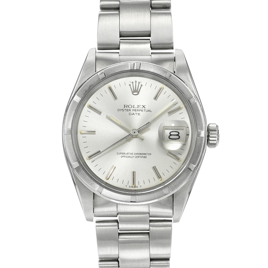 Rolex Date 1501 Silver Dial 34mm Vintage Stainless Steel – WatchGuys