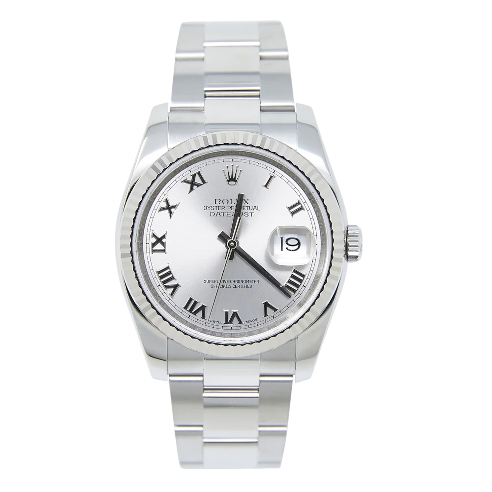 Rolex Datejust 116234 Silver Dial 36mm Stainless Steel Oyster – WatchGuys