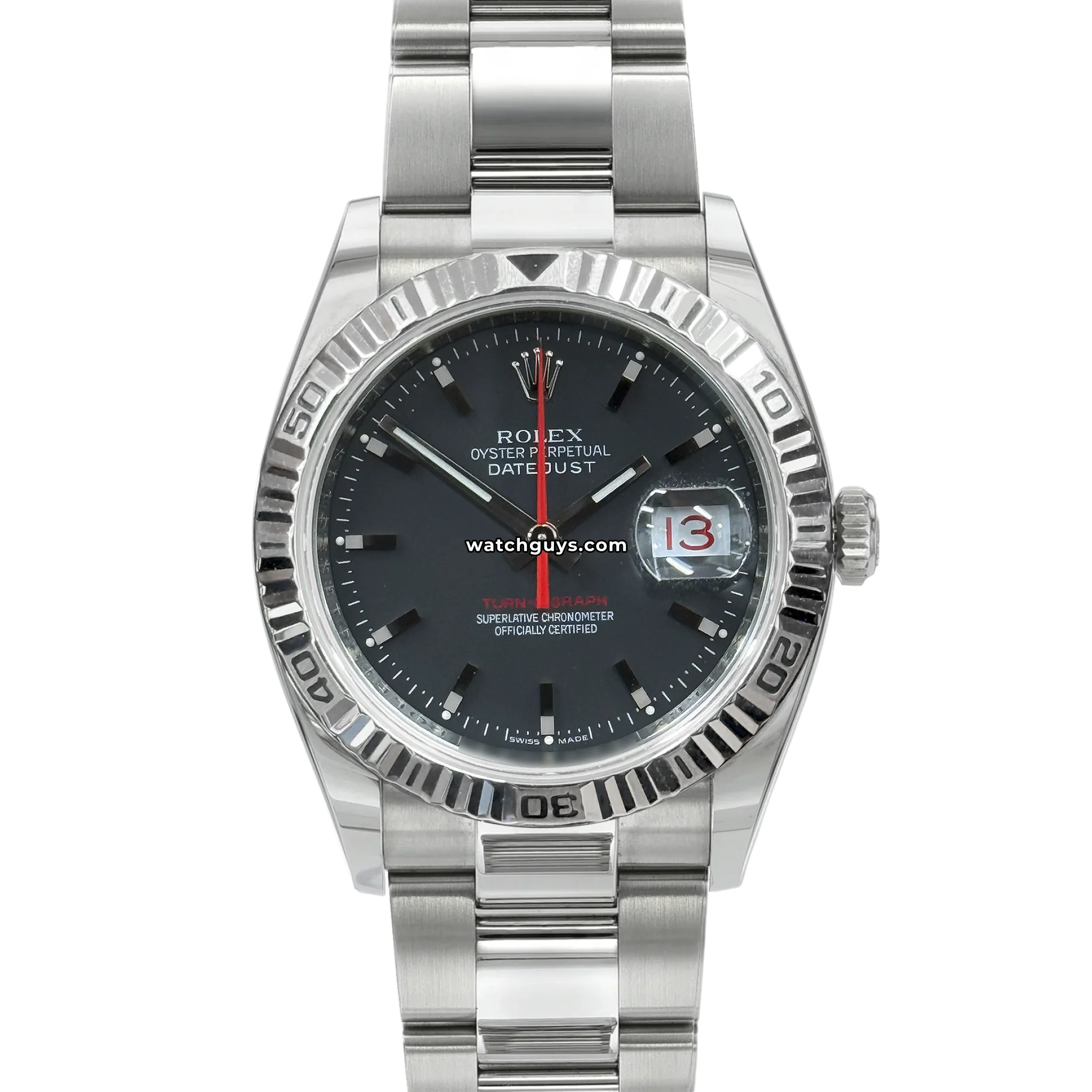 スーパーストライダー Rolex_Datejust_116264_Gray_Thu