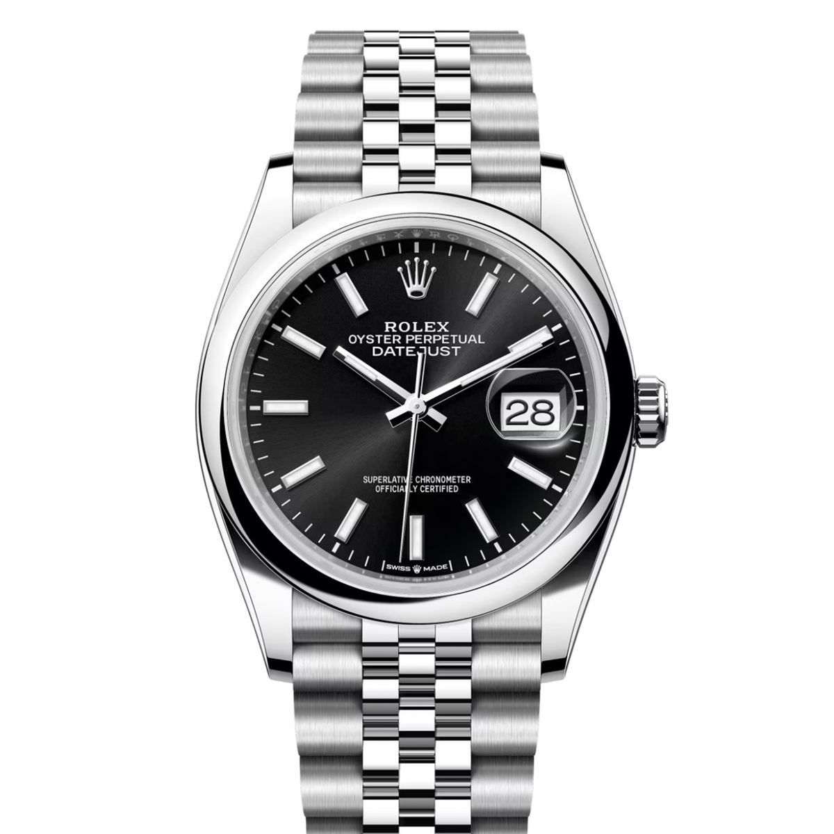 Rolex Datejust 126200 36mm Black Dial – WatchGuys