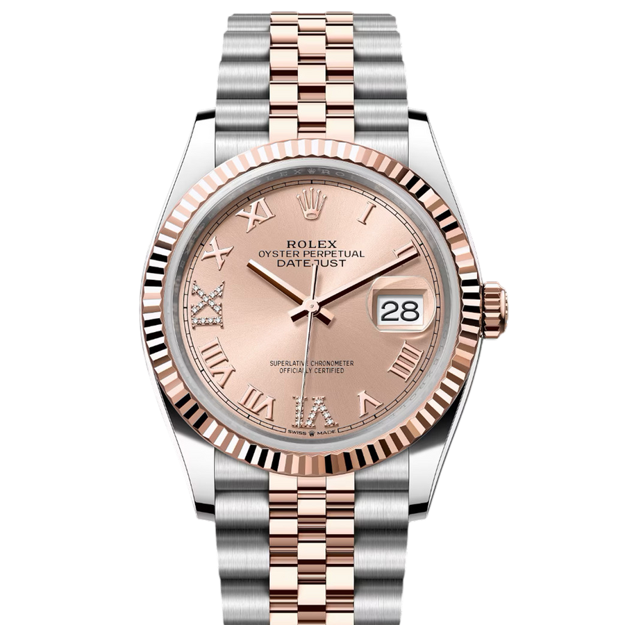 Rolex Datejust 126231 Rose Roman Diamond Jubilee