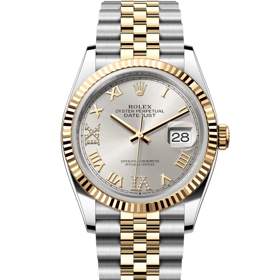 Rolex Datejust 126233 Silver Roman Jubilee
