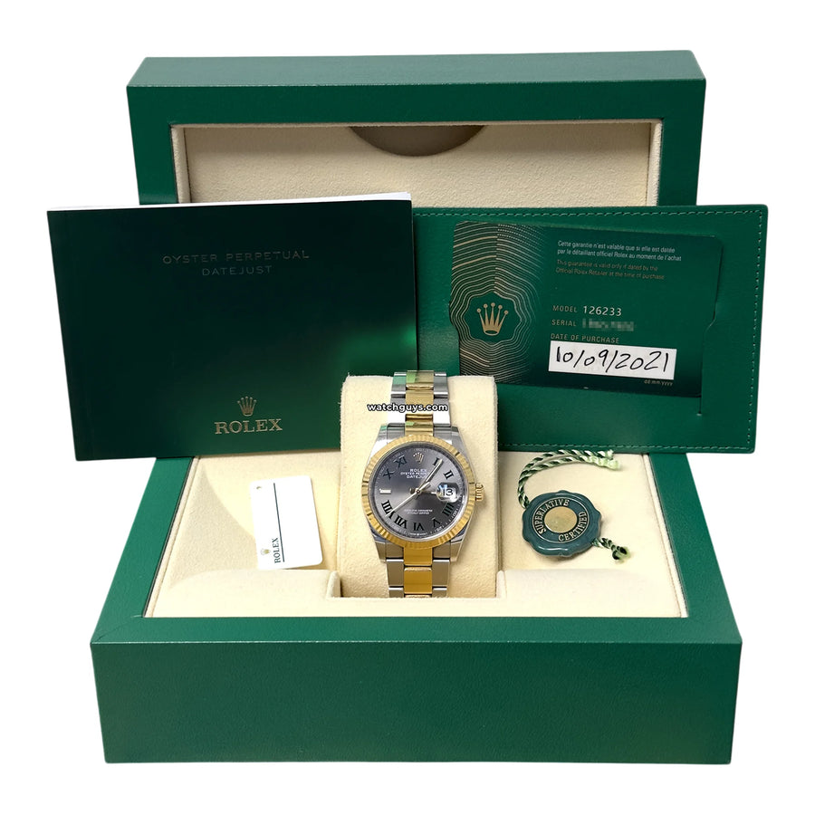 Rolex Datejust 126233 Wimbledon Oyster Watches