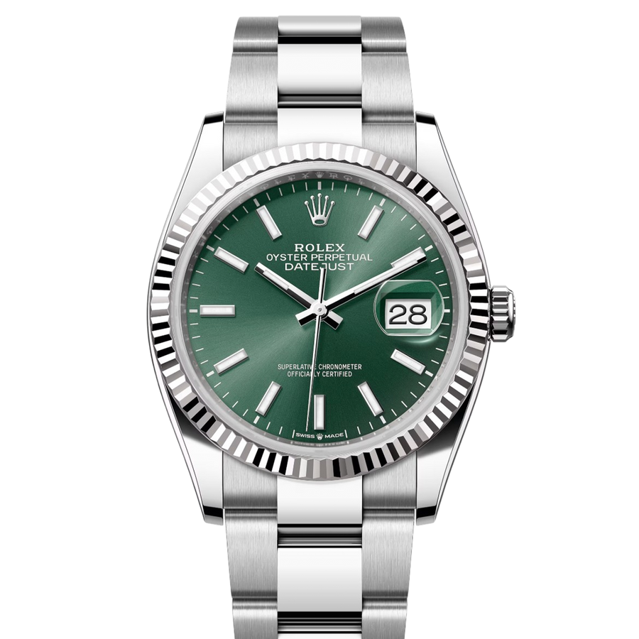 Rolex Datejust 126234 Green Oyster