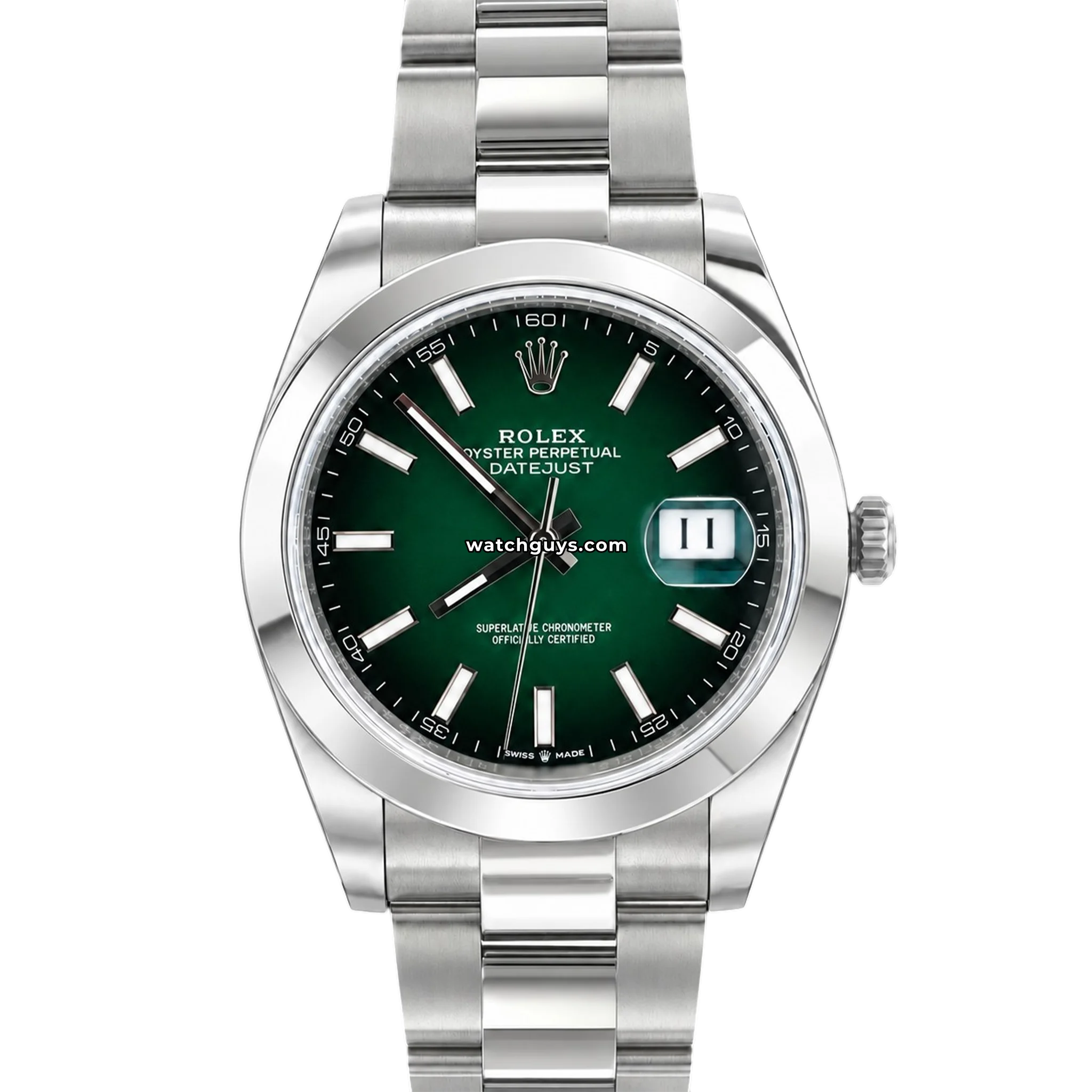 Rolex Datejust 126300 41mm Green 
