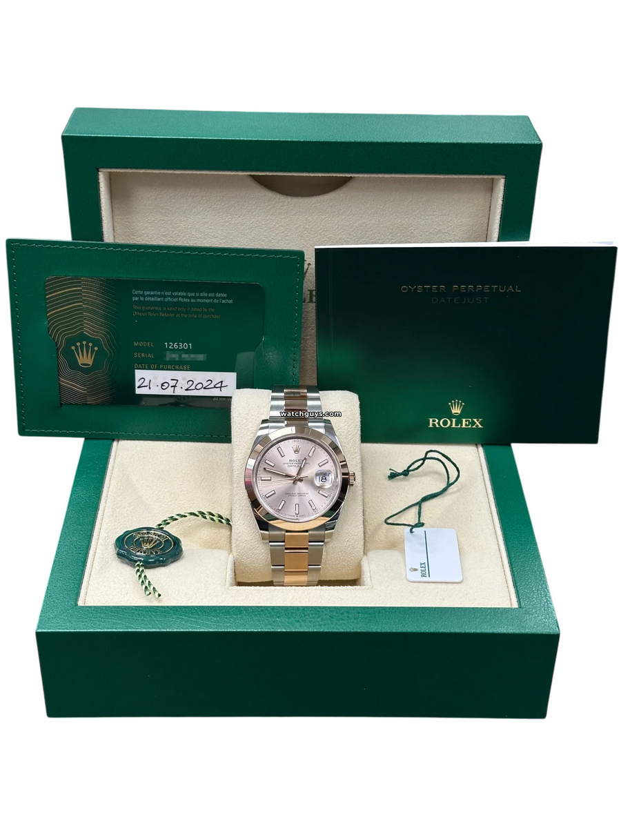 Rolex Datejust 126301 Sundust Index Oyster Watches