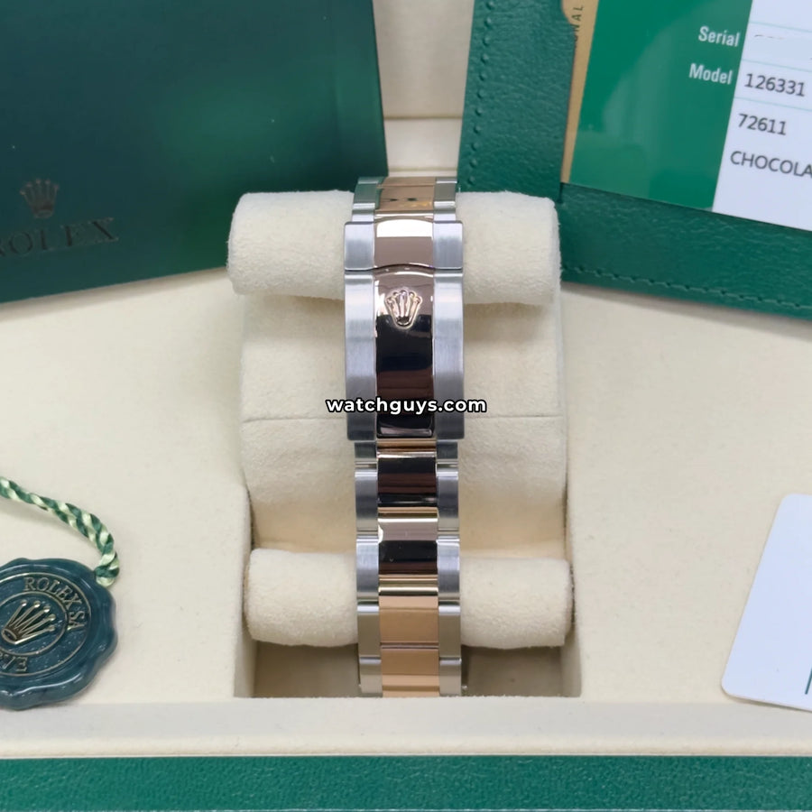 Rolex Datejust 126331 41mm Chocolate Index Dial – WatchGuys