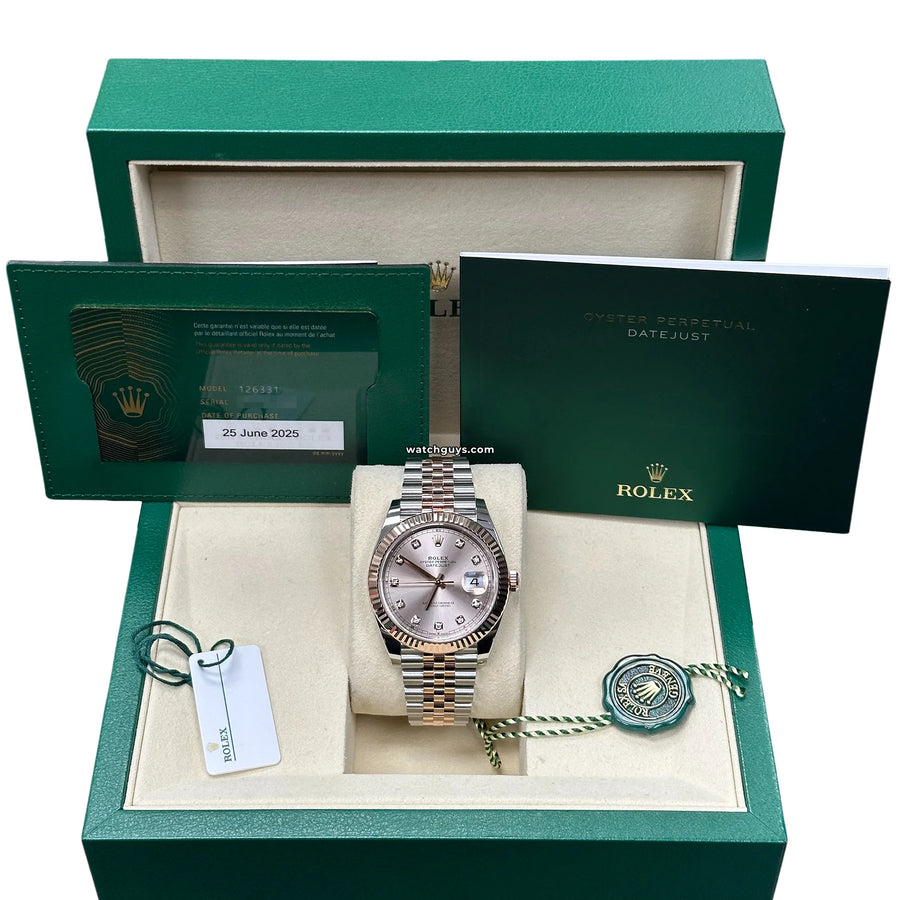 Rolex Datejust 126331 Sundust Diamond Watches