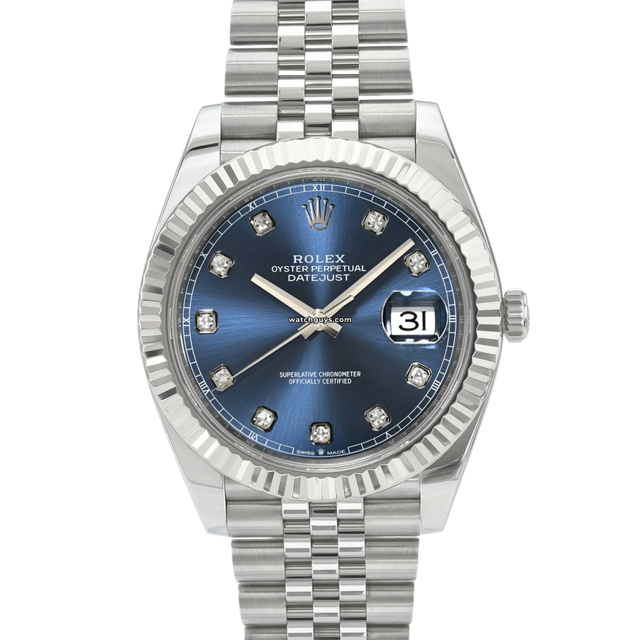 Rolex Datejust 126334 Blue Diamond Jubilee Watches