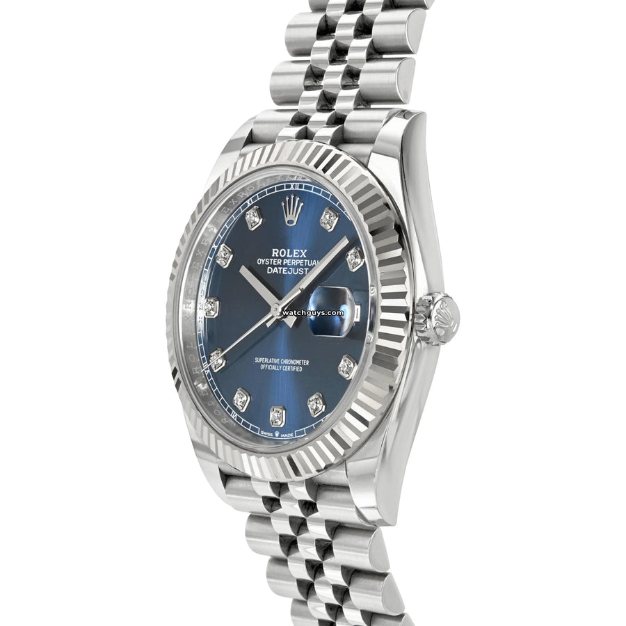 Rolex Datejust 126334 Blue Diamond Jubilee Watches