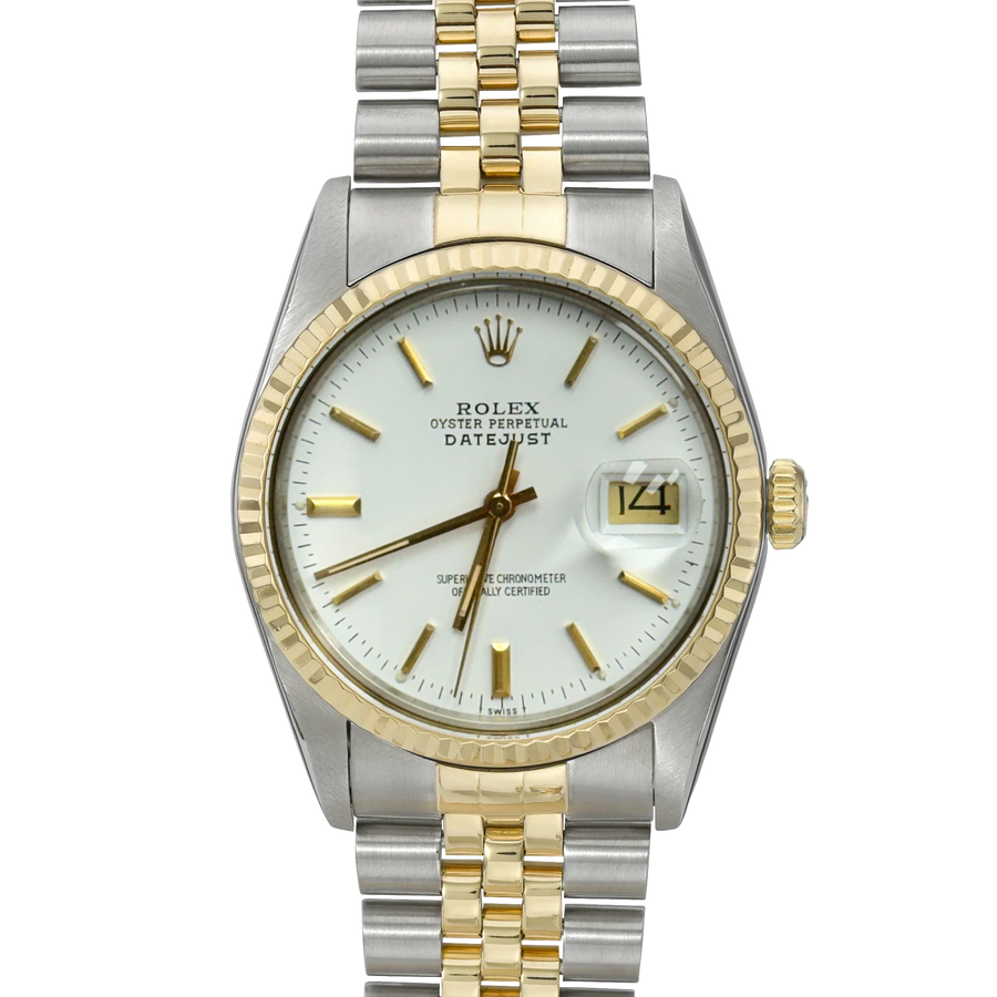 Rolex Datejust 16013 White Index Jubilee