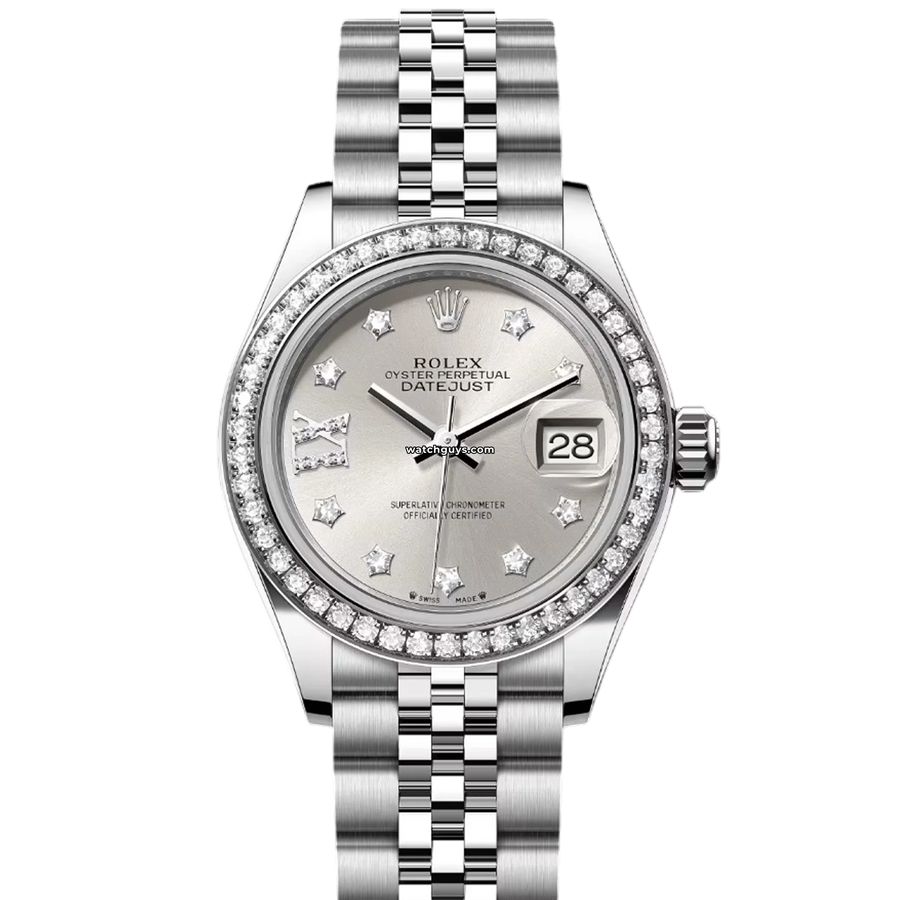 Rolex Datejust 279384 Silver Diamond Star Jubilee