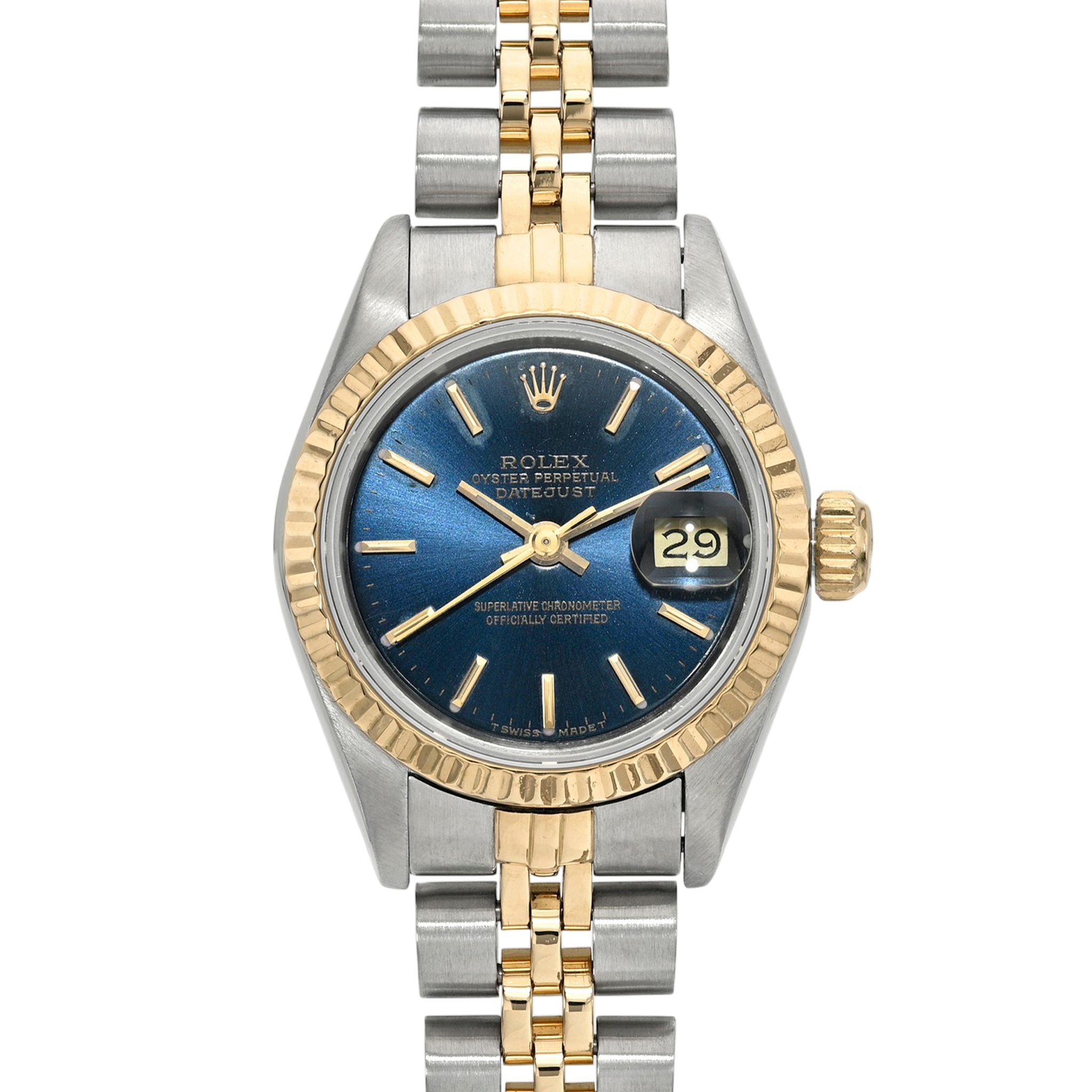 Rolex Datejust 69173 26mm Blue Dial – WatchGuys
