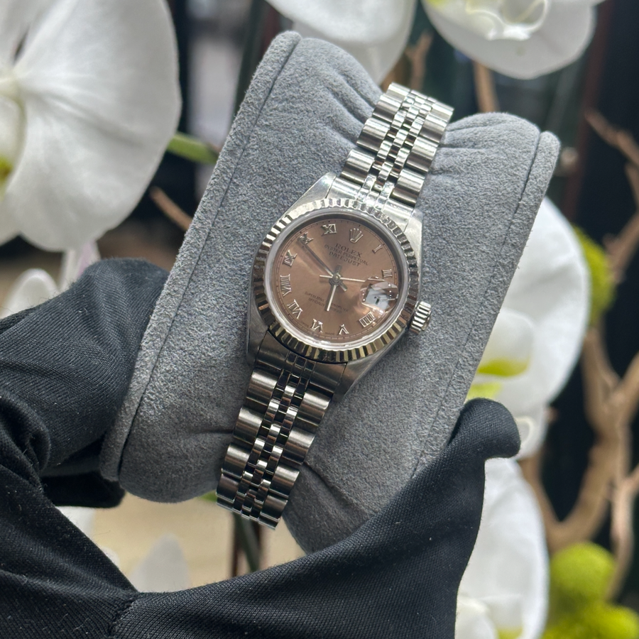Rolex Datejust 79174 Pink Roman 26mm Stainless Steel – WatchGuys