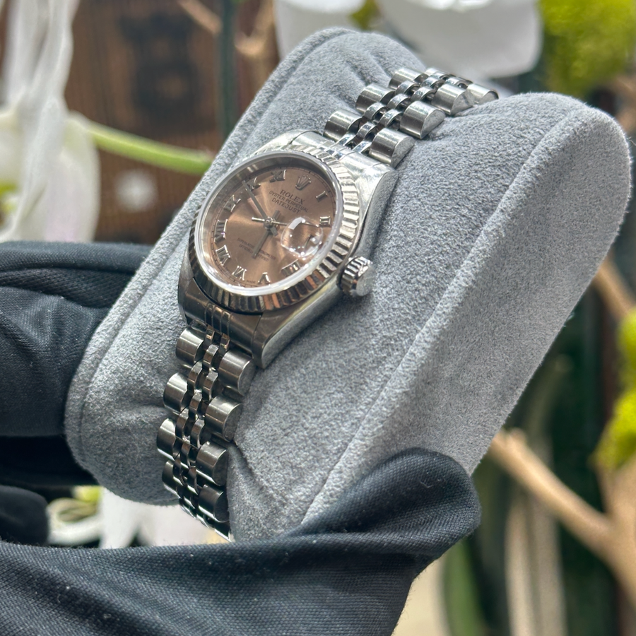 Rolex Datejust 79174 Pink Roman 26mm Stainless Steel – WatchGuys