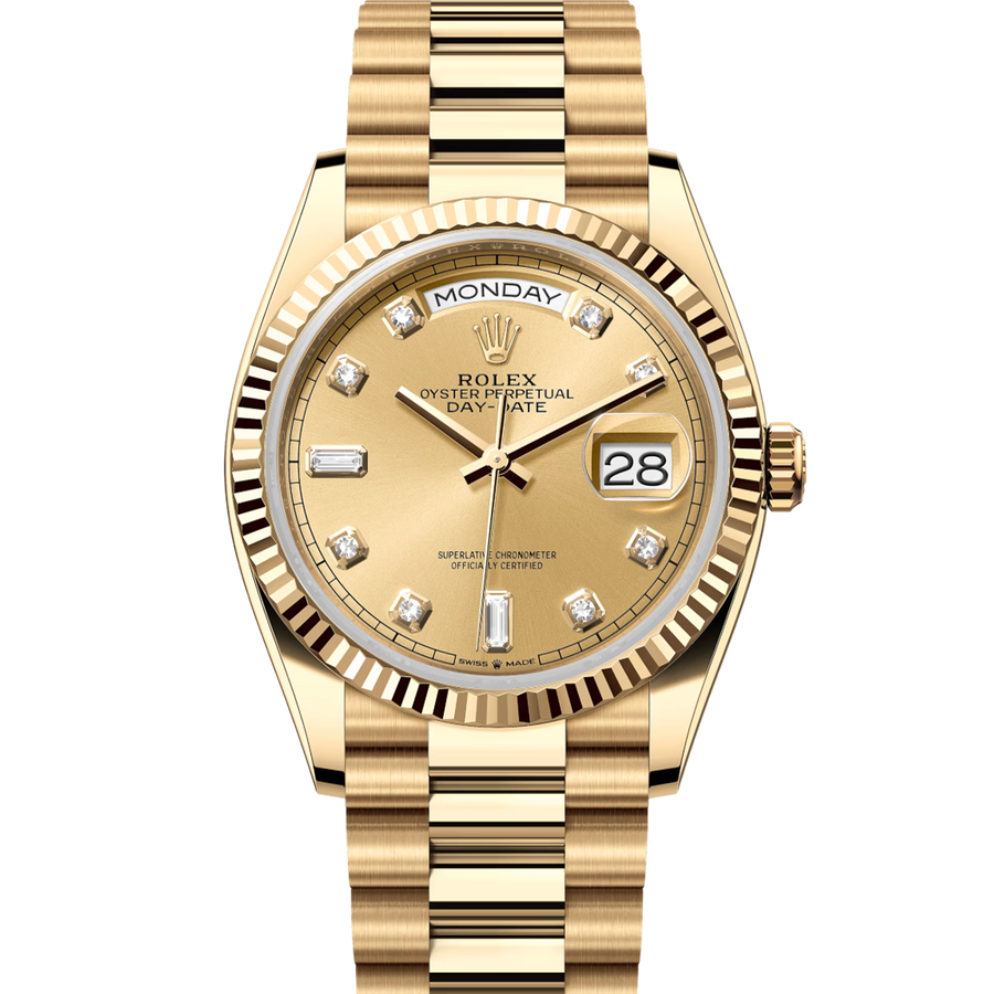 Rolex Day-Date 128238 Champagne Diamond
