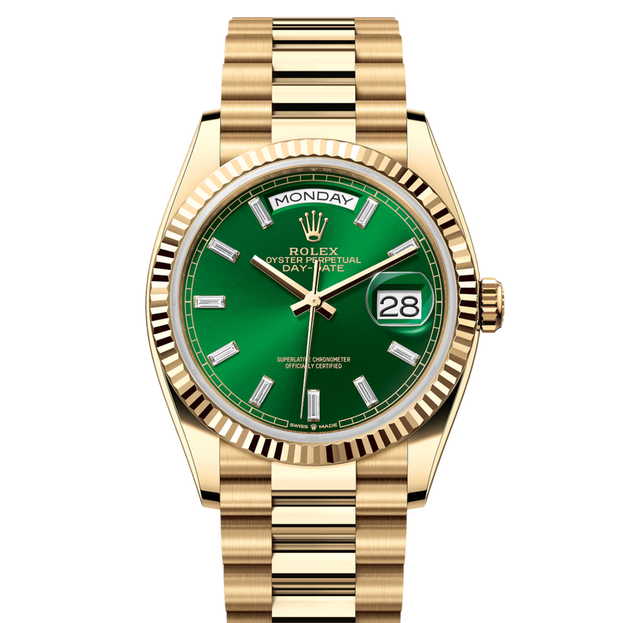 Rolex Day-Date 128238 Green Diamond