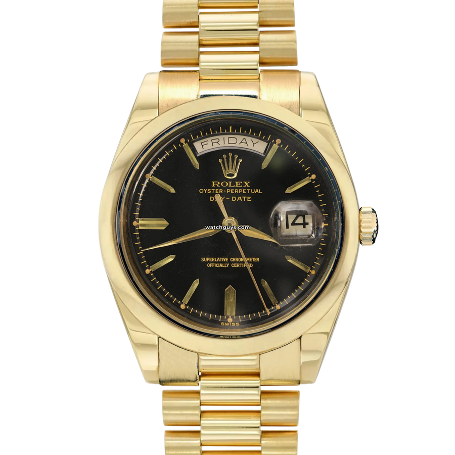 Rolex Day Date 6612 Black Index President
